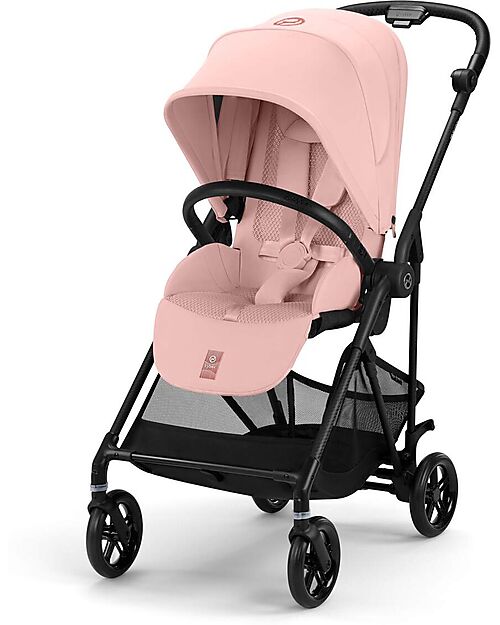 Cybex Passeggino Melio Carbon - Candy Pink - Telaio Carbon - Super Leggero con Telaio in Carbonio Passeggini Leggeri