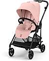Cybex Passeggino Melio Carbon - Candy Pink - Telaio Carbon - Super Leggero con Telaio in Carbonio Passeggini Leggeri