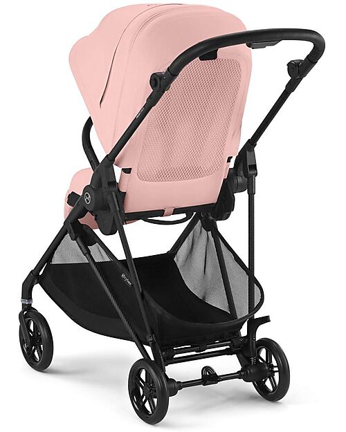 Cybex Passeggino Melio Carbon - Candy Pink - Telaio Carbon - Super Leggero con Telaio in Carbonio Passeggini Leggeri