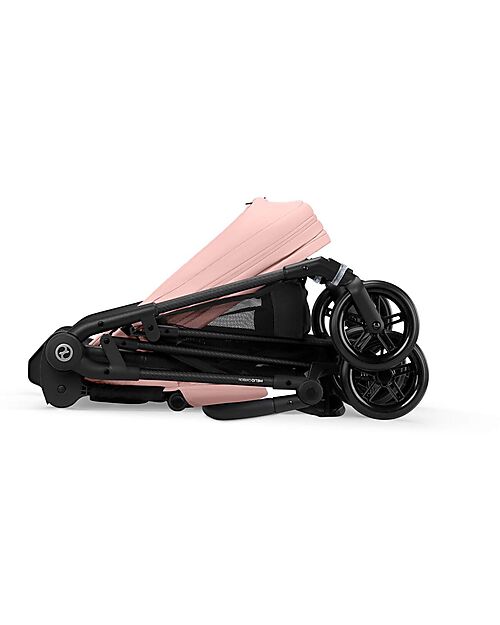 Cybex Passeggino Melio Carbon - Candy Pink - Telaio Carbon - Super Leggero con Telaio in Carbonio Passeggini Leggeri
