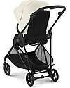 Cybex Passeggino Melio Carbon - Canvas White - Telaio Carbon - Super Leggero con Telaio in Carbonio Passeggini Leggeri