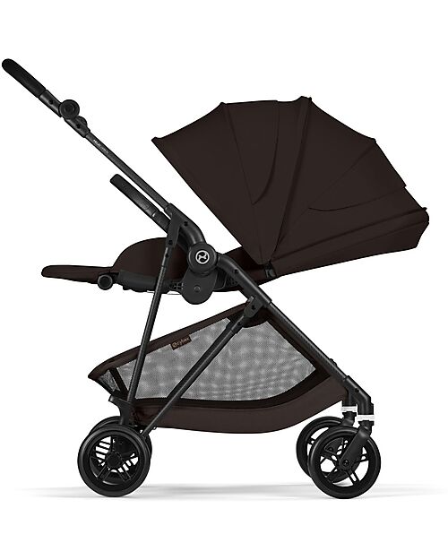 Cybex Passeggino Melio Carbon - Chocolate Brown - Super Leggero con Telaio in Carbonio Passeggini Leggeri