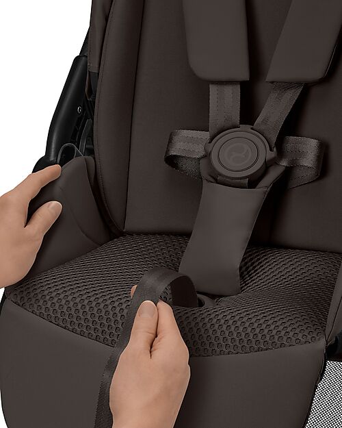 Cybex Passeggino Melio Carbon - Chocolate Brown - Super Leggero con Telaio in Carbonio Passeggini Leggeri