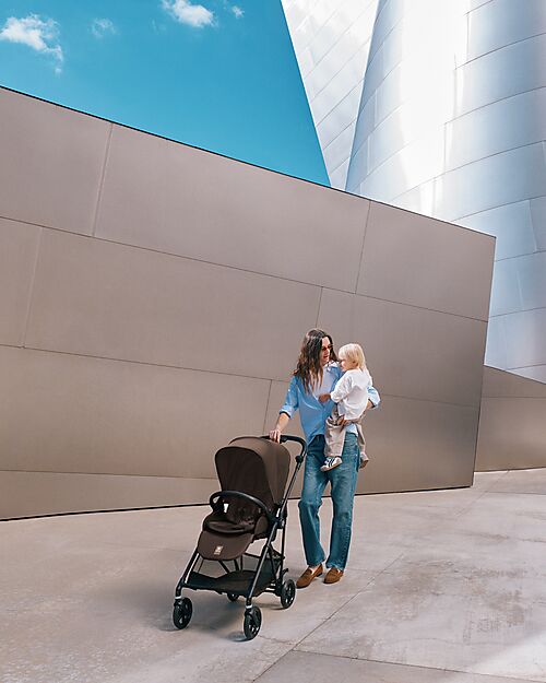 Cybex Passeggino Melio Carbon - Chocolate Brown - Super Leggero con Telaio in Carbonio Passeggini Leggeri