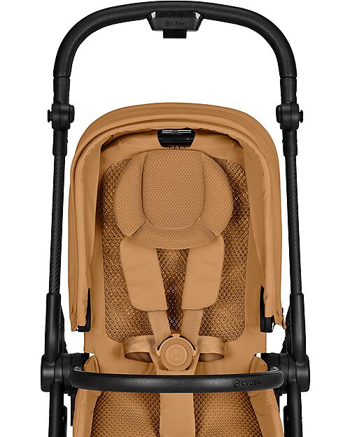 Cybex Passeggino Melio Carbon - Cinnamon Yellow - Super Leggero con Telaio in Carbonio Passeggini Leggeri