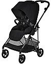 Cybex Passeggino Melio Carbon - Deep Black -Leggero e Resistente Passeggini Leggeri