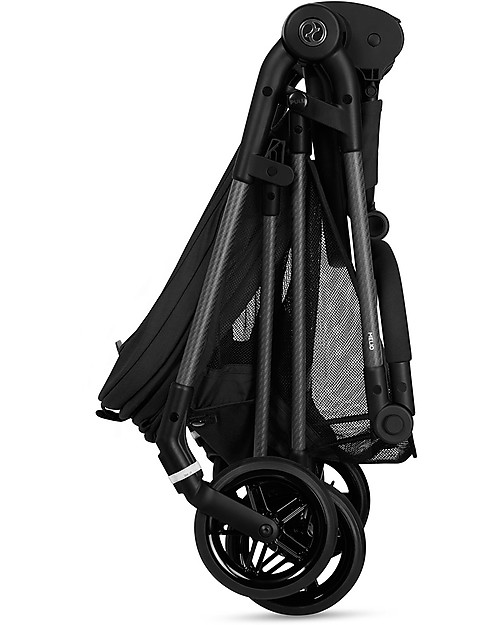 Cybex Passeggino Melio Carbon - Deep Black -Leggero e Resistente Passeggini Leggeri