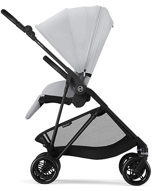 Cybex Passeggino Melio Carbon - Fog grey - Telaio Carbon - Super Leggero con Telaio in Carbonio Passeggini Leggeri