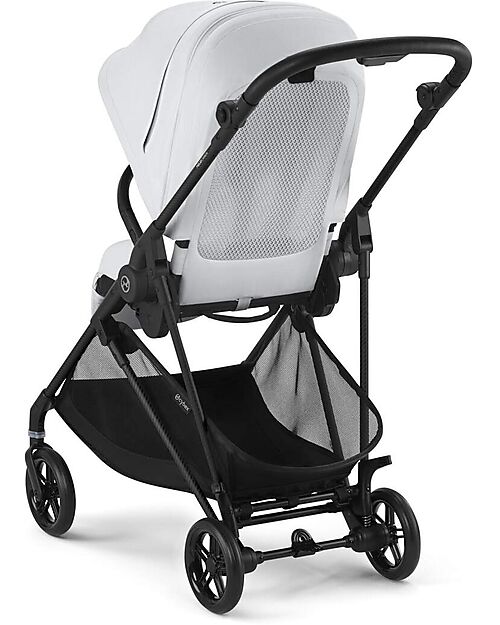 Cybex Passeggino Melio Carbon - Fog grey - Telaio Carbon - Super Leggero con Telaio in Carbonio Passeggini Leggeri