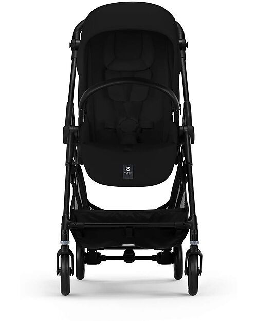 Cybex Passeggino Melio Carbon - Magic Black - Telaio Carbon - Super Leggero con Telaio in Carbonio Passeggini Leggeri