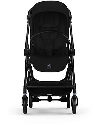 Cybex Passeggino Melio Carbon - Magic Black - Telaio Carbon - Super Leggero con Telaio in Carbonio Passeggini Leggeri