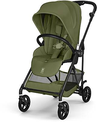 Cybex Passeggino Melio Carbon - Moss Green - Super Leggero con Telaio in Carbonio Passeggini Leggeri