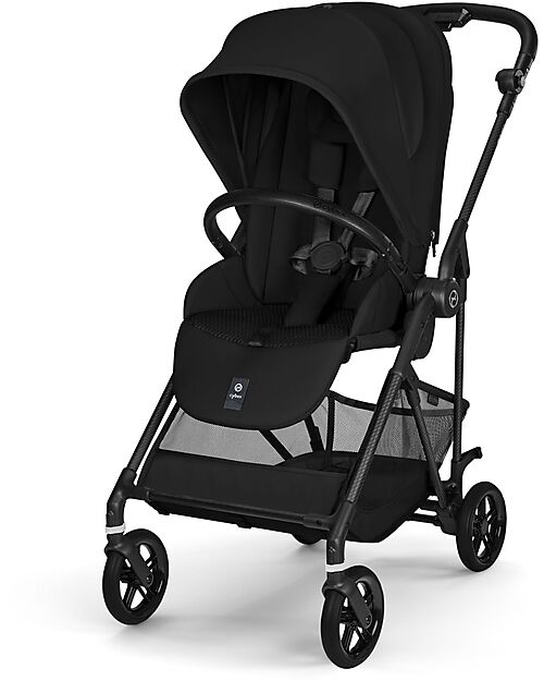Cybex Passeggino Melio Carbon - Nero Magico - Super Leggero con Telaio in Carbonio Passeggini Leggeri