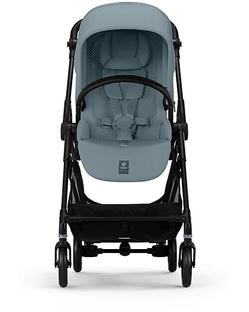 Cybex Passeggino Melio Carbon - Stormy Blue - Telaio Carbon - Super Leggero con Telaio in Carbonio Passeggini Leggeri