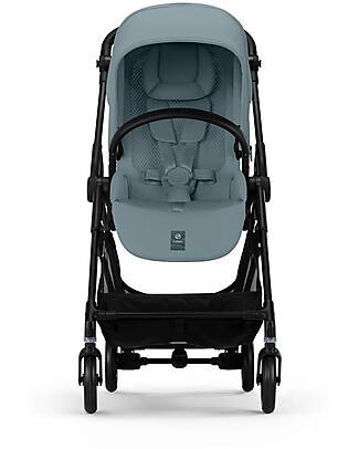 Cybex Passeggino Melio Carbon - Stormy Blue - Telaio Carbon - Super Leggero con Telaio in Carbonio Passeggini Leggeri