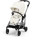 Cybex Passeggino Melio - Cotton White - Versatile e Super Leggero - dalla Nascita ai 15kg Passeggini Leggeri