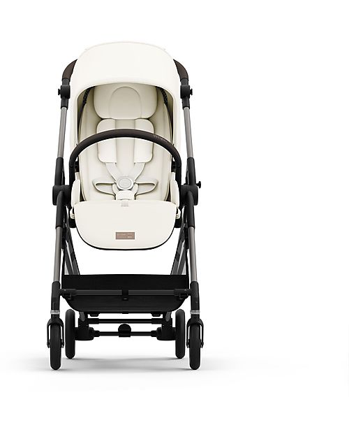 Cybex Passeggino Melio - Cotton White - Versatile e Super Leggero - dalla Nascita ai 15kg Passeggini Leggeri