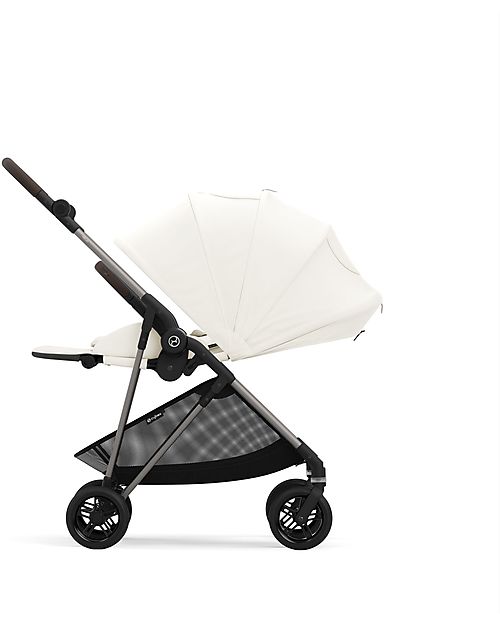 Cybex Passeggino Melio - Cotton White - Versatile e Super Leggero - dalla Nascita ai 15kg Passeggini Leggeri