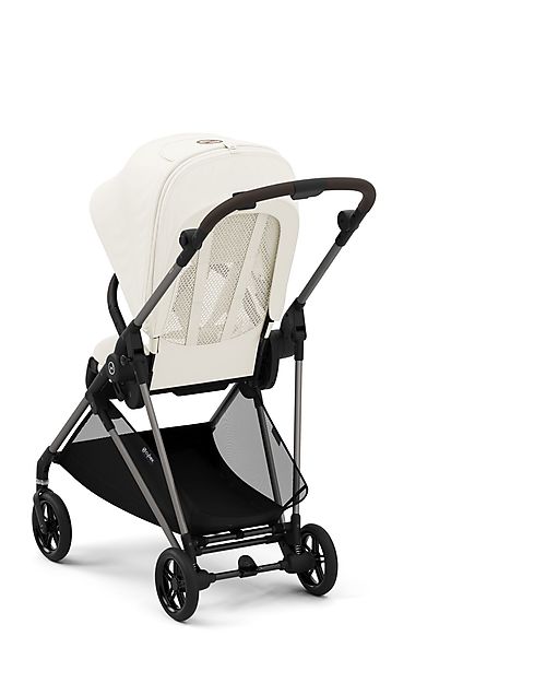 Cybex Passeggino Melio - Cotton White - Versatile e Super Leggero - dalla Nascita ai 15kg Passeggini Leggeri