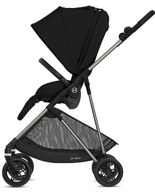 Cybex Passeggino Melio - Deep Black - Ultra-Leggero da 0 a 3 anni! Passeggini Leggeri