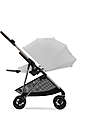 Cybex Passeggino Melio - Fog Grey - Telaio Taupe - dalla Nascita ai 15 kg Passeggini Leggeri