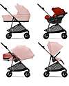 Cybex Passeggino Melio - Hibiscus Red - Versatile e Super Leggero - dalla Nascita ai 15kg Passeggini Leggeri