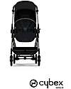 Cybex Passeggino Melio - Magic Black - Telaio Taupe - dalla Nascita ai 15 kg Passeggini Leggeri