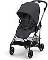 Cybex Passeggino Melio - Monument Grey - Versatile e Super Leggero - dalla Nascita ai 15kg Passeggini Leggeri