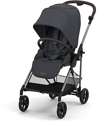 Cybex Passeggino Melio - Monument Grey - Versatile e Super Leggero - dalla Nascita ai 15kg Passeggini Leggeri