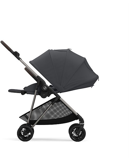 Cybex Passeggino Melio - Monument Grey - Versatile e Super Leggero - dalla Nascita ai 15kg Passeggini Leggeri