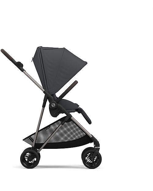 Cybex Passeggino Melio - Monument Grey - Versatile e Super Leggero - dalla Nascita ai 15kg Passeggini Leggeri