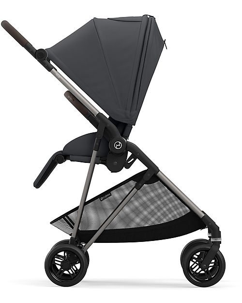 Cybex Passeggino Melio - Monument Grey - Versatile e Super Leggero - dalla Nascita ai 15kg Passeggini Leggeri