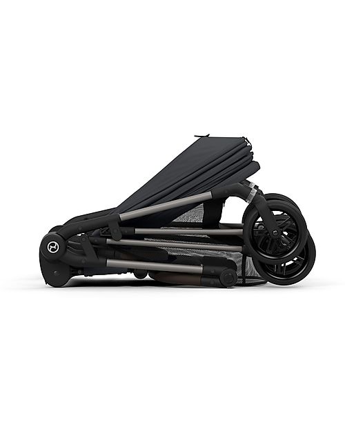 Cybex Passeggino Melio - Monument Grey - Versatile e Super Leggero - dalla Nascita ai 15kg Passeggini Leggeri