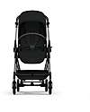 Cybex Passeggino Melio - Moon Black - Versatile e Super Leggero - dalla Nascita ai 15kg Passeggini Leggeri