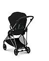 Cybex Passeggino Melio - Moon Black - Versatile e Super Leggero - dalla Nascita ai 15kg Passeggini Leggeri