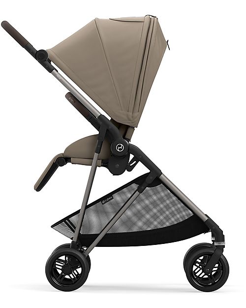 Cybex Passeggino Melio - Seashell Beige - Versatile e Super Leggero - dalla Nascita ai 15kg Passeggini Leggeri