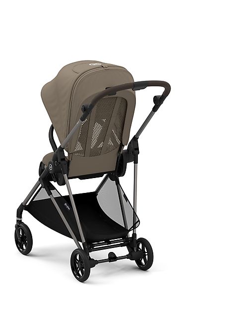 Cybex Passeggino Melio - Seashell Beige - Versatile e Super Leggero - dalla Nascita ai 15kg Passeggini Leggeri