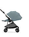 Cybex Passeggino Melio - Stormy Blue - Telaio Taupe - dalla Nascita ai 15 kg Passeggini Leggeri