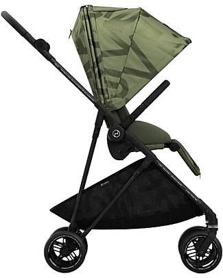 Cybex Passeggino Melio Street - Olive Green - Design Street Art - dalla Nascita ai 15kg Passeggini Leggeri