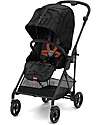 Cybex Passeggino Melio Street - Real Black - Design Street Art - dalla Nascita ai 15kg Passeggini Leggeri