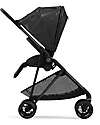 Cybex Passeggino Melio Street - Real Black - Design Street Art - dalla Nascita ai 15kg Passeggini Leggeri