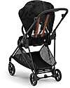 Cybex Passeggino Melio Street - Real Black - Design Street Art - dalla Nascita ai 15kg Passeggini Leggeri