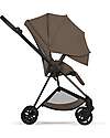 Cybex Passeggino Mios Duo Comfort - Telaio Matt Black + Seduta e Navicella Richiudibile Coconut Brown Pedane