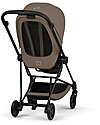 Cybex Passeggino Mios Duo Comfort - Telaio Matt Black + Seduta e Navicella Richiudibile Coconut Brown Pedane