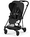Cybex Passeggino Mios Duo Comfort - Telaio Matt Black + Seduta e Navicella Richiudibile Sepia Black Pedane
