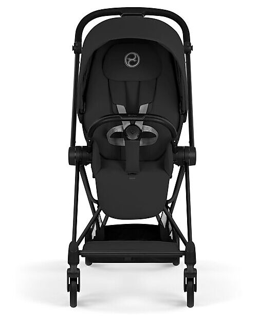 Cybex Passeggino Mios Duo Comfort - Telaio Matt Black + Seduta e Navicella Richiudibile Sepia Black Pedane