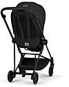 Cybex Passeggino Mios Duo Comfort - Telaio Matt Black + Seduta e Navicella Richiudibile Sepia Black Pedane