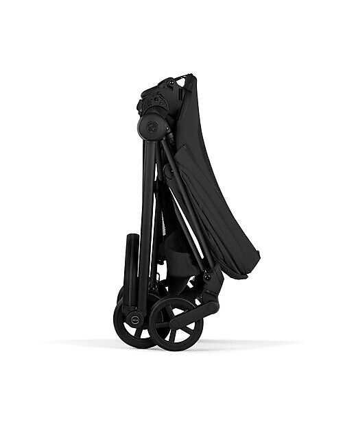 Cybex Passeggino Mios Duo Comfort - Telaio Matt Black + Seduta e Navicella Richiudibile Sepia Black Pedane