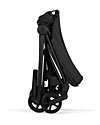 Cybex Passeggino Mios Duo Comfort - Telaio Matt Black + Seduta e Navicella Richiudibile Sepia Black Pedane