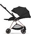 Cybex Passeggino Mios Duo Comfort - Telaio Rosegold + Seduta e Navicella Richiudibile Sepia Black Pedane